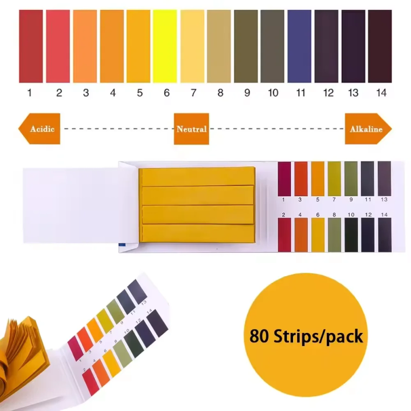 80 Strips/pack PH Test Strips  - огляд і ціна Ph Strip Test