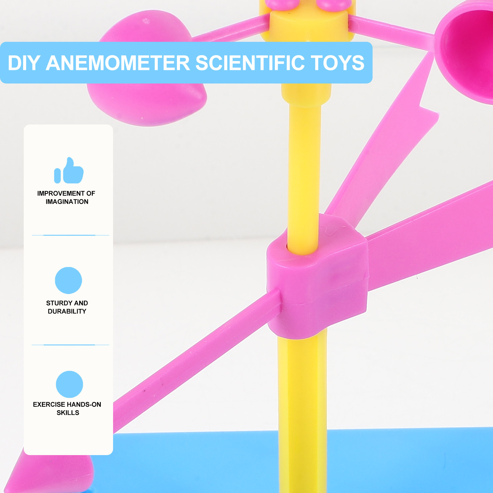2Sets DIY Hand-Made Anemometer - огляд і ціна Science Project Diy