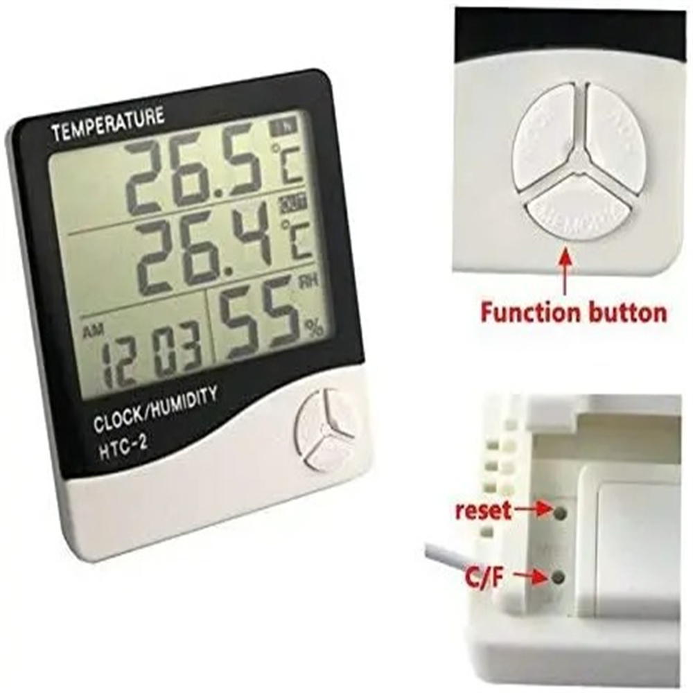 Multifunction LED Digital Ther - огляд і ціна Weather Station Indoor
